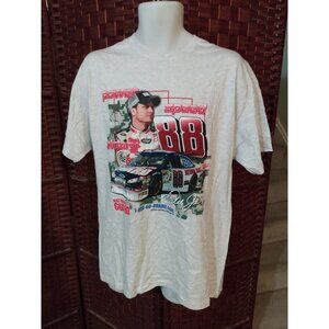 Vintage 2000s Dale Earnhardt Jr NASCAR T Shirt Power Speed Adult Large